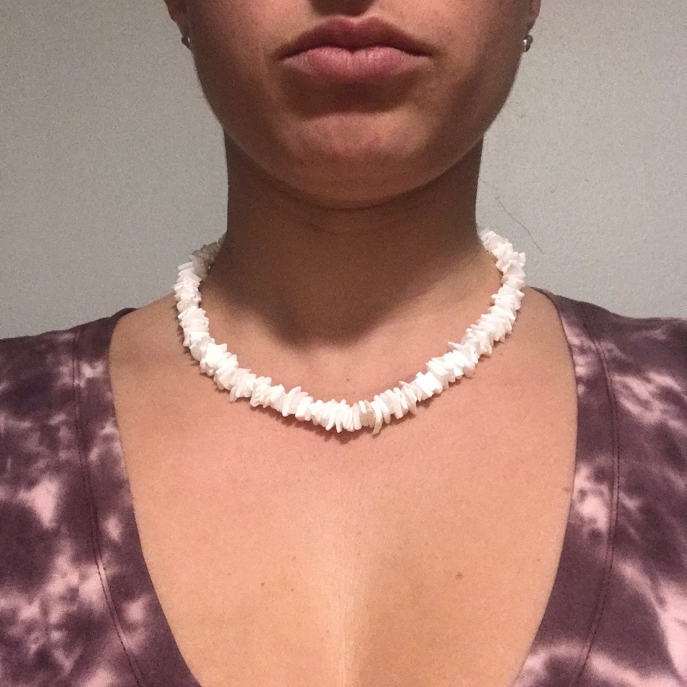 Puka shell necklace